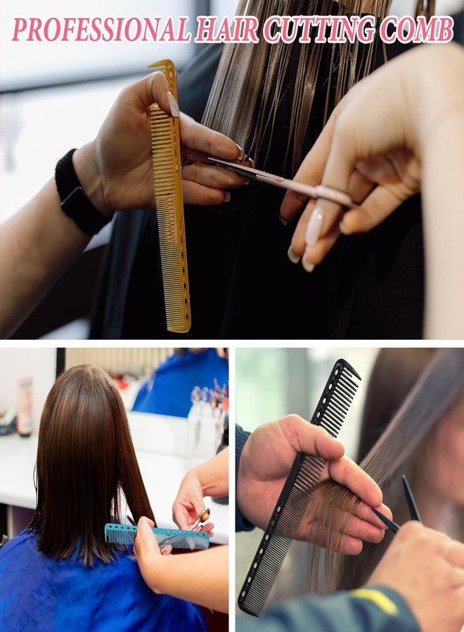 PKRFCJ 8 PCS Hair Cutting Comb, Professional Carbon Combs for Hair Stylist, Multi-Function, Suitable for Salon Men and Women Haircut (Multiple Colors) - Image 5